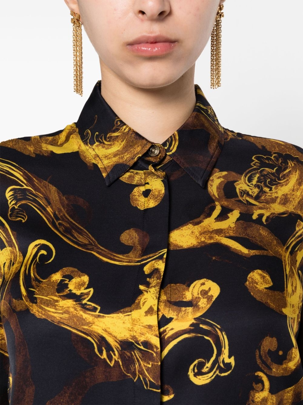 Watercolour Couture-print shirt - 5