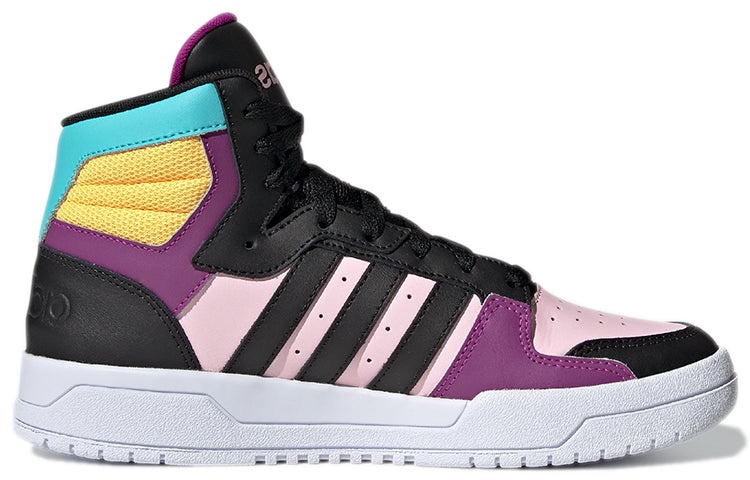 (WMNS) adidas neo Entrap Mid 'Black Pink Yellow' GY7595 - 2