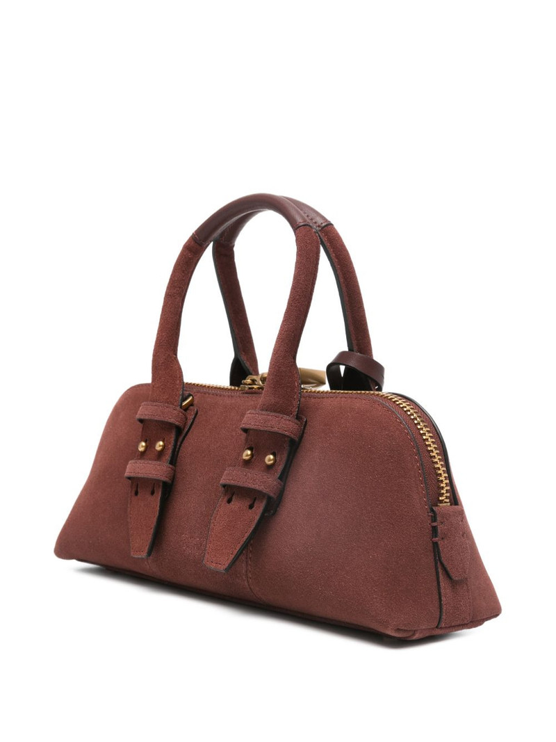 suede bowling tote bag 3