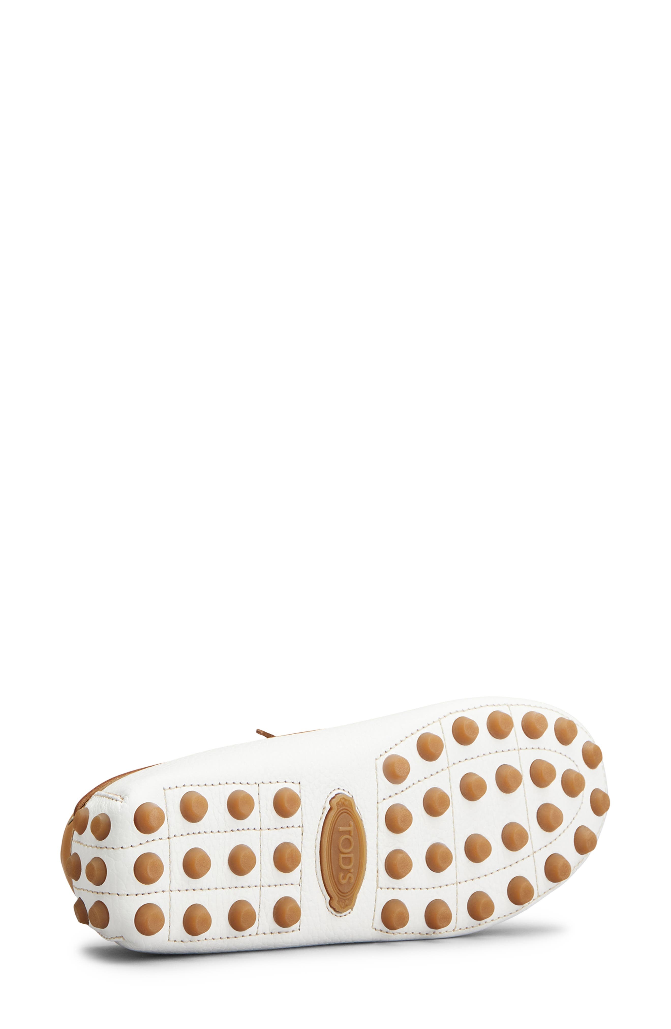 Tod's Gommino Bubble Boat Shoe in White at Nordstrom - 5