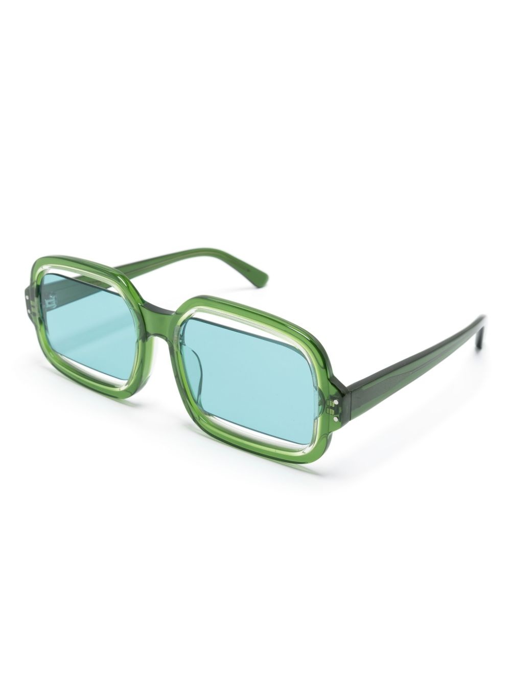 Olga rectangle-frame sunglasses - 2