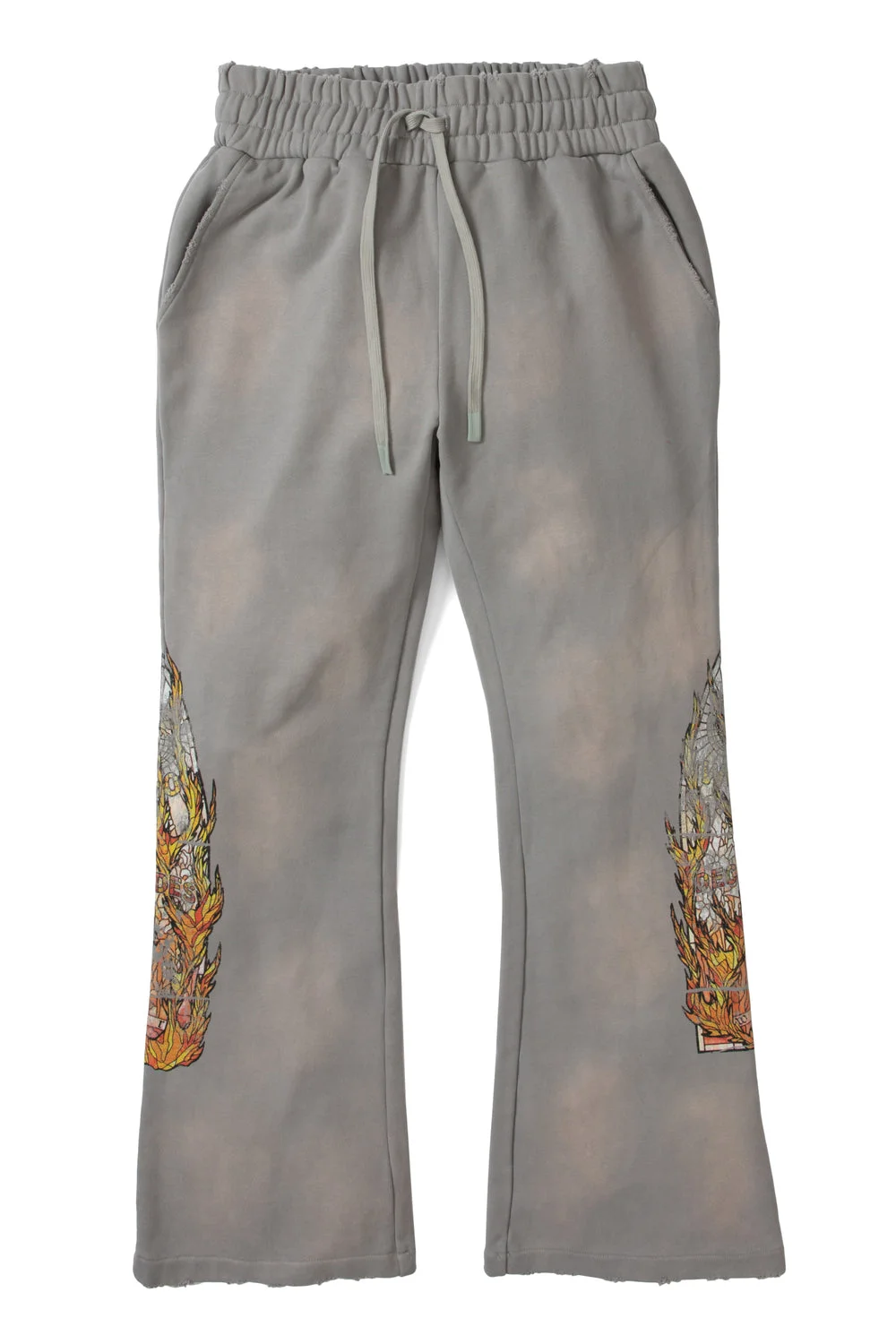 FADED FLAME GLASS SWEATPANT - 1