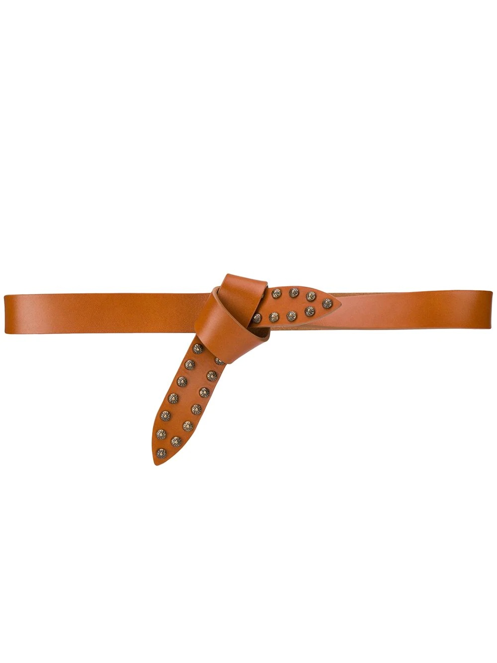 stud-embellished knot belt - 1