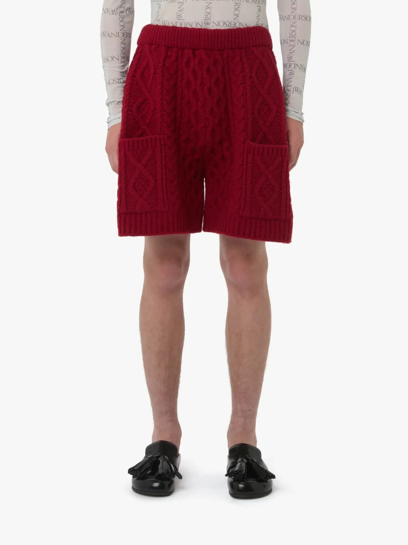 JW Anderson CABLE KNIT SHORTS outlook