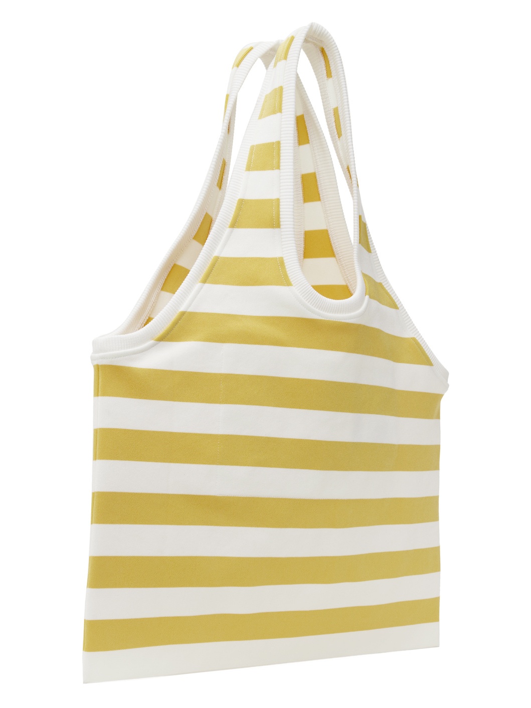 Yellow & White La Casa 'Le sac Marcel' Tote - 3