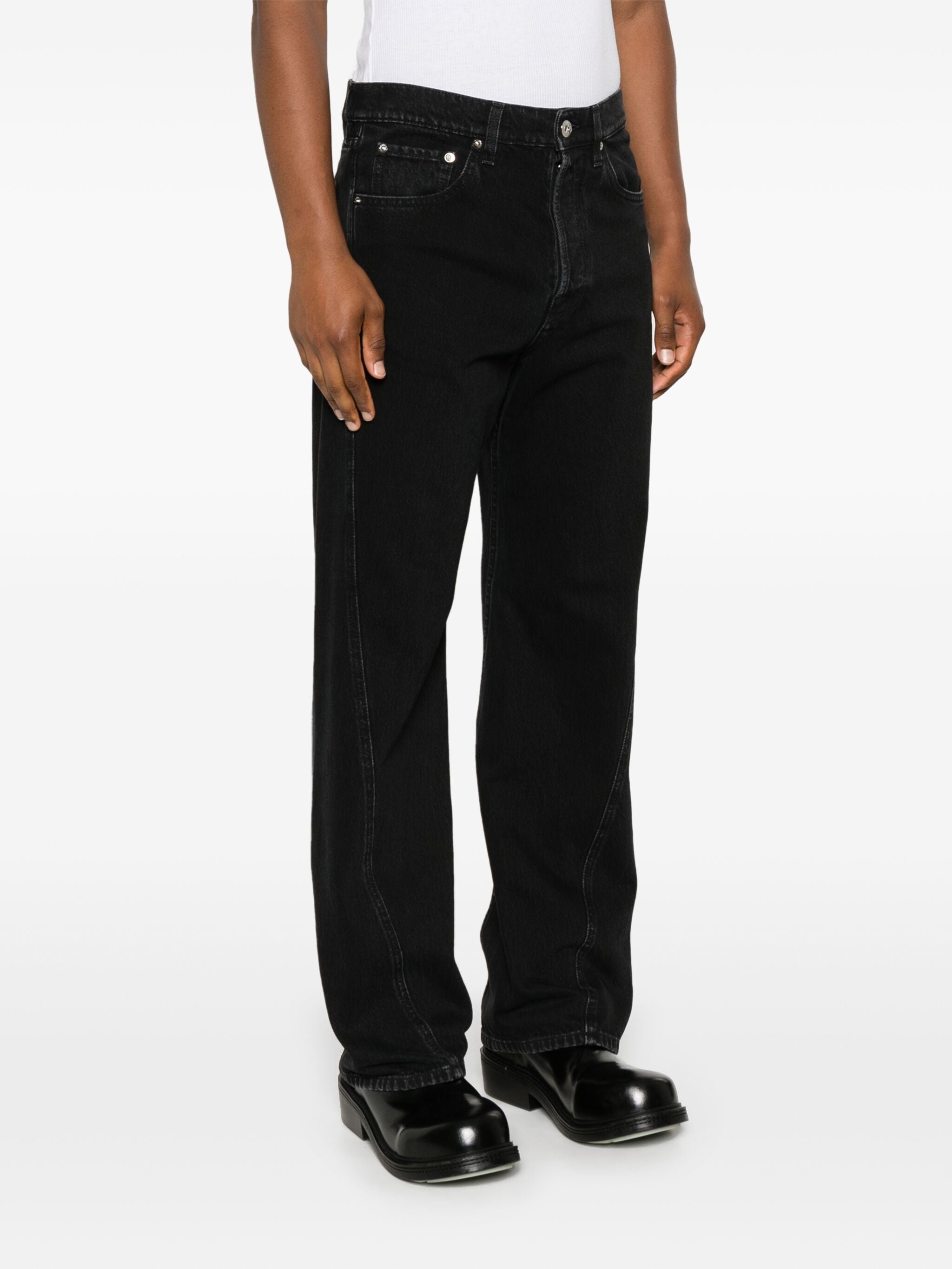 SEAM-DETAIL JEANS - 3