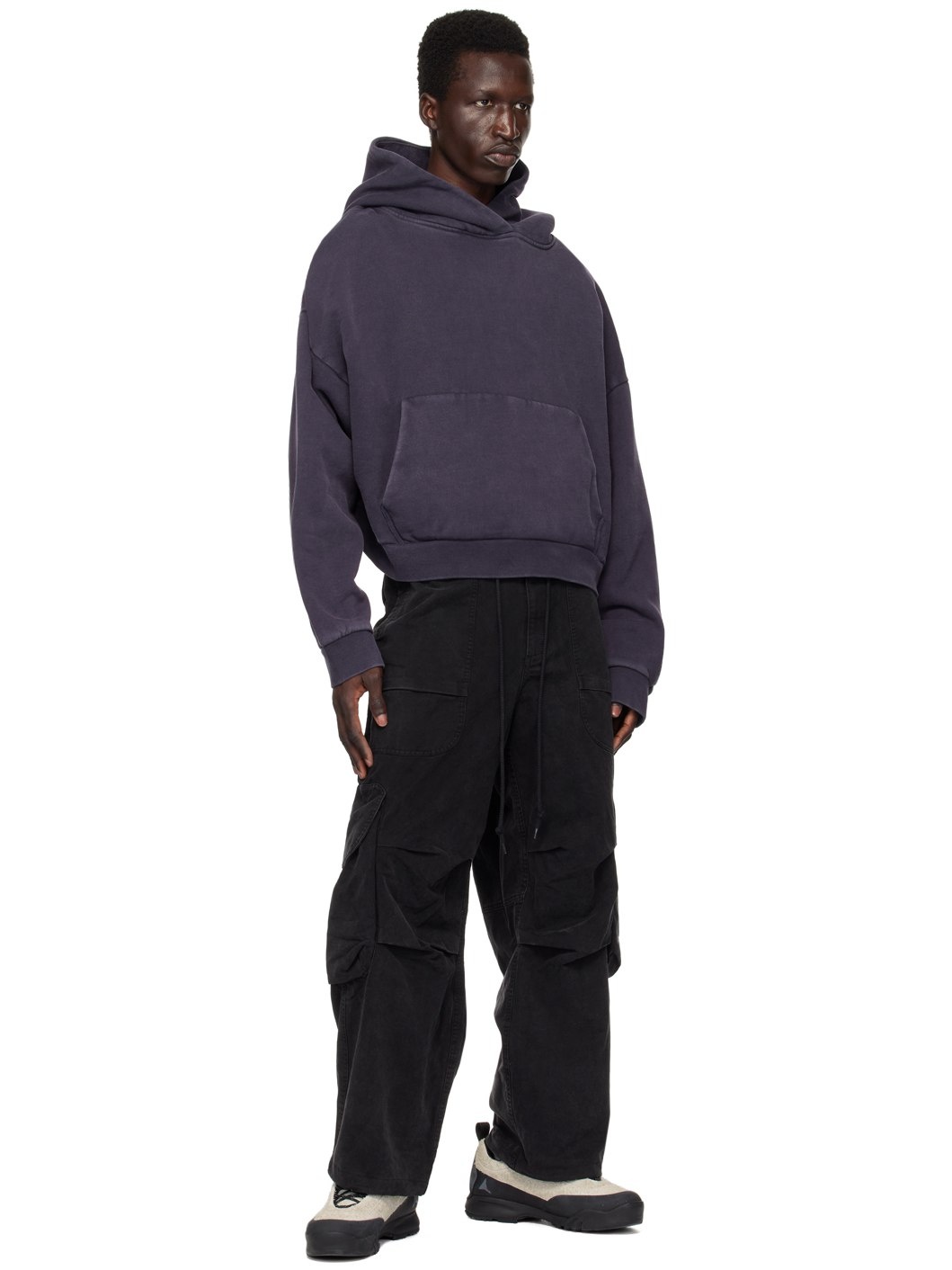 Black Freight Cargo Pants - 4