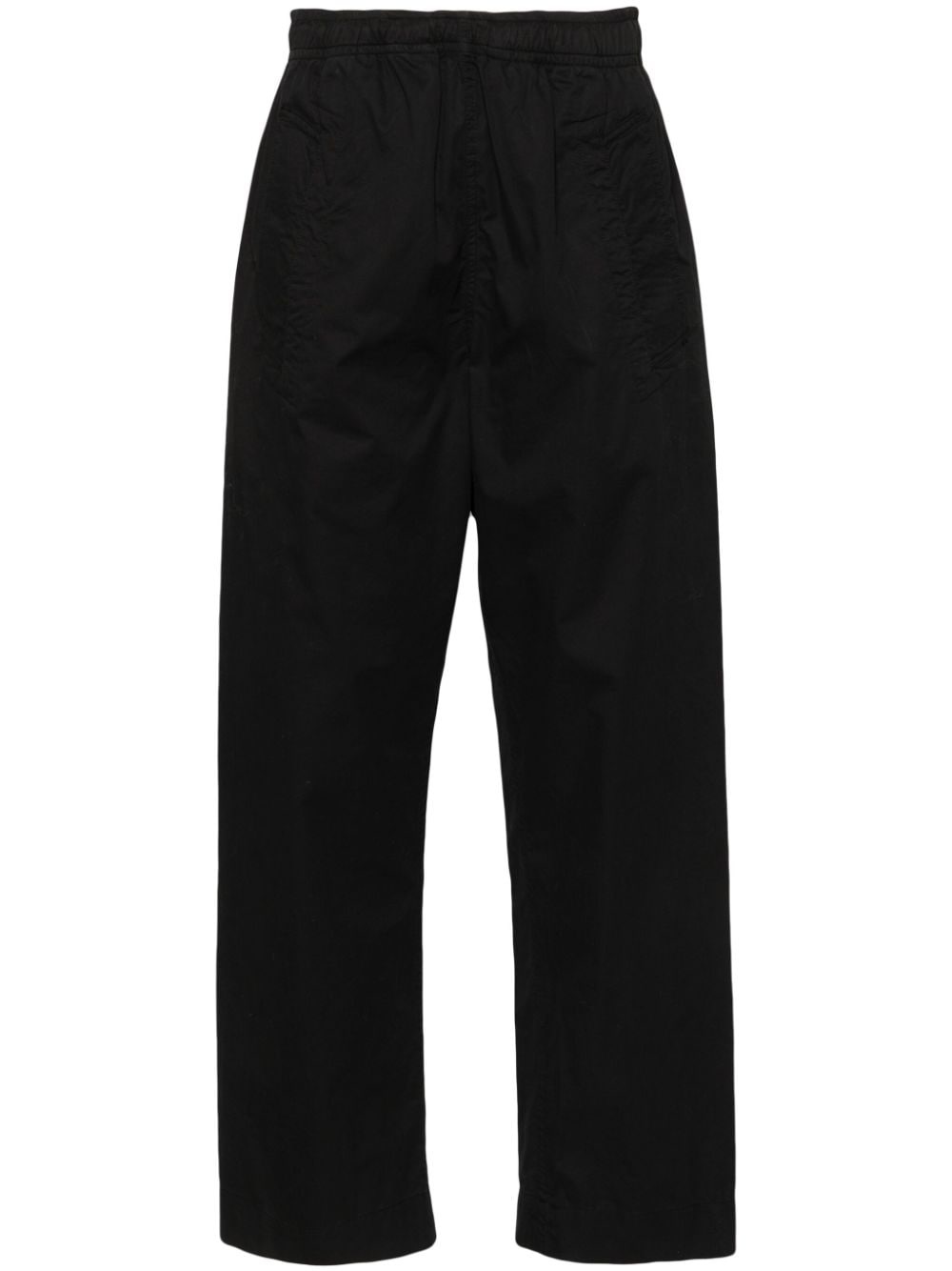 elasticated tapered trousers - 1