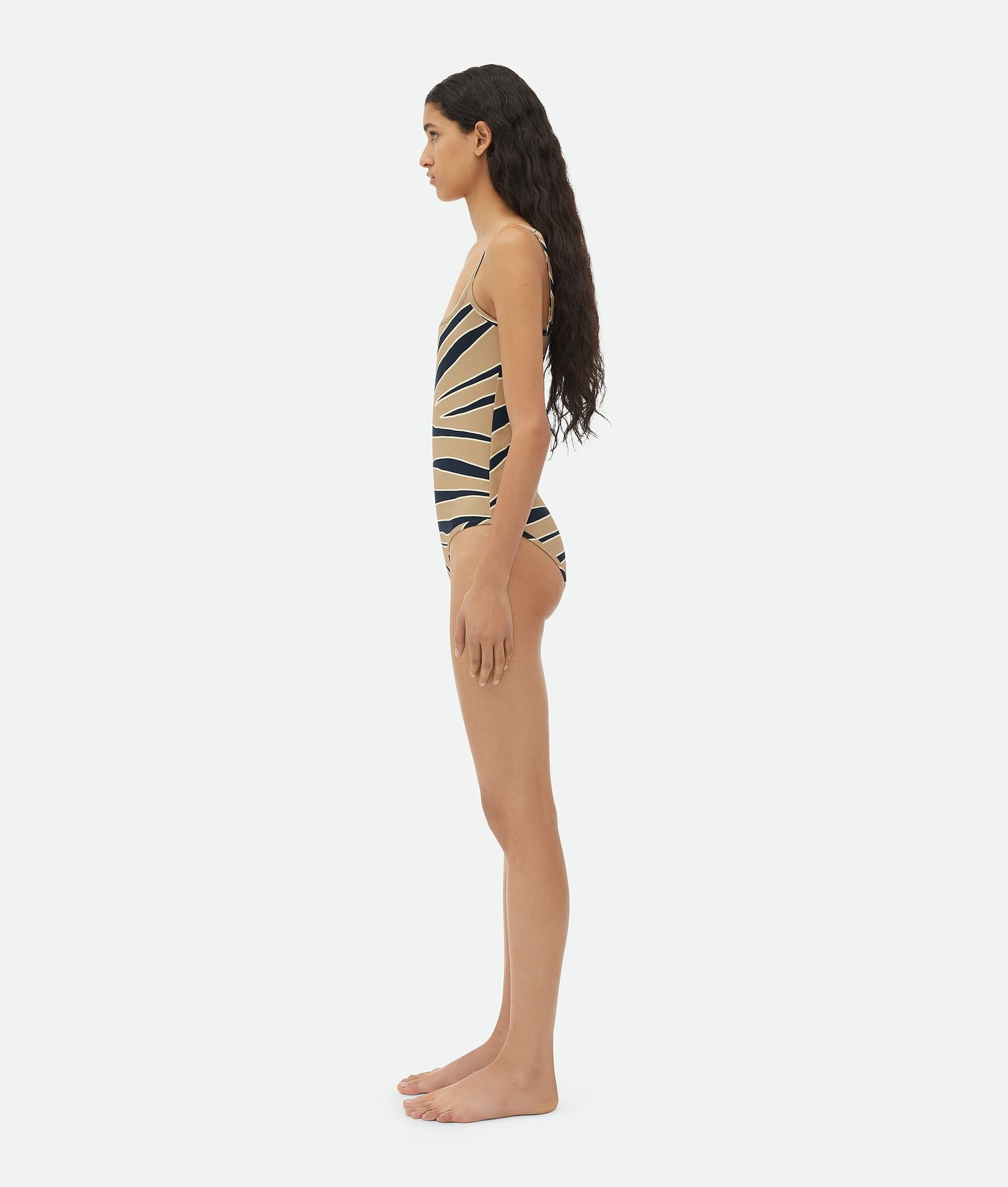 Animal Print Stretch Nylon Swimsuit - 2