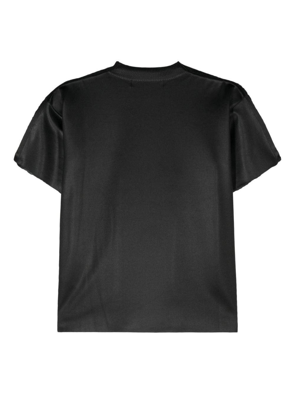 panelled open-knit top - 2
