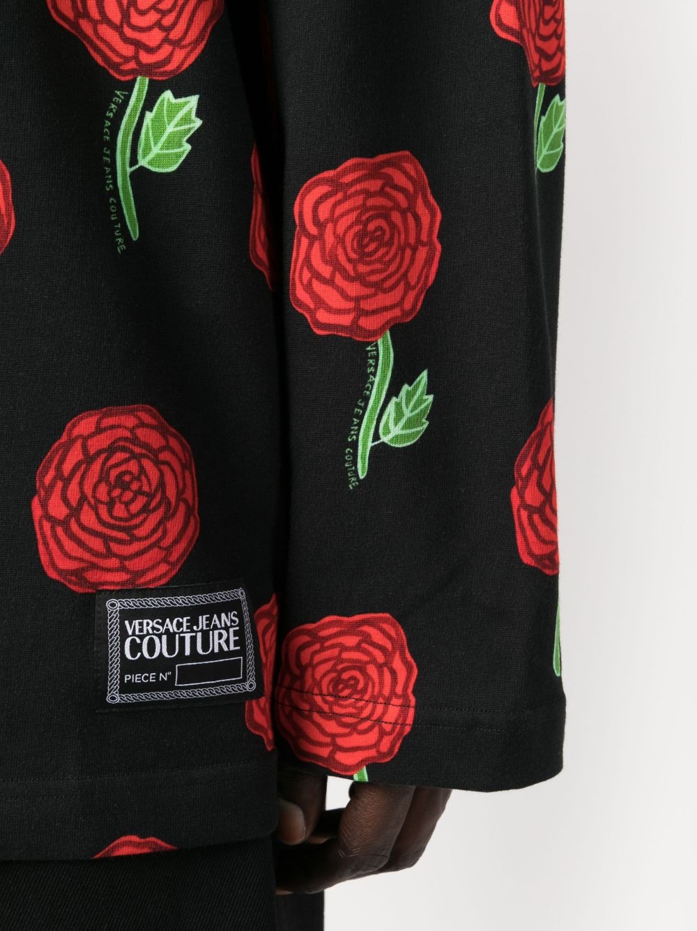 Interlock rose-print oversized T-shirt - 5