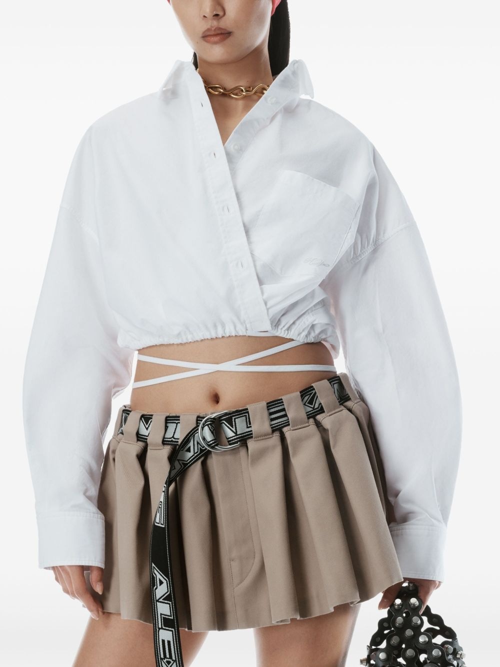 tie-fastening shirt - 3