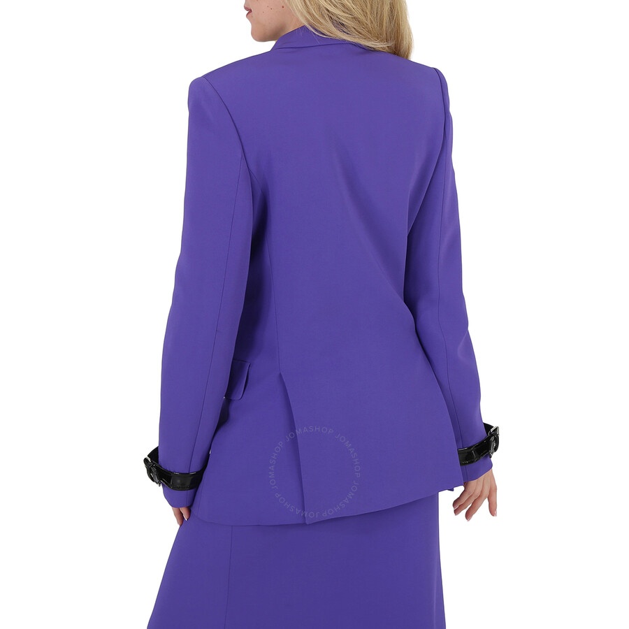 Moschino Ladies Purple Double-Breasted Blazer, Brand Size 38 (US Size 4) - 5