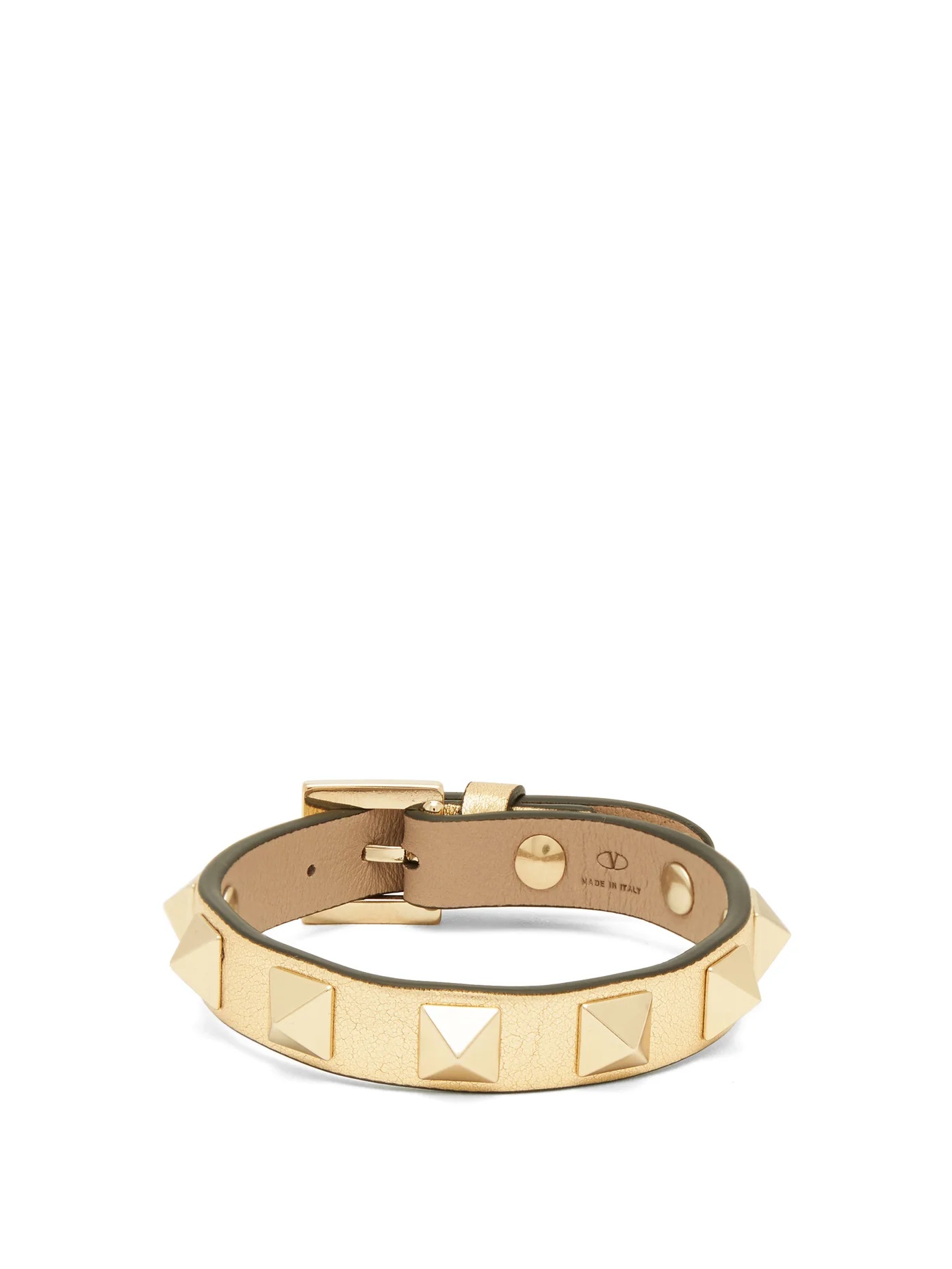 Rockstud leather bracelet - 1