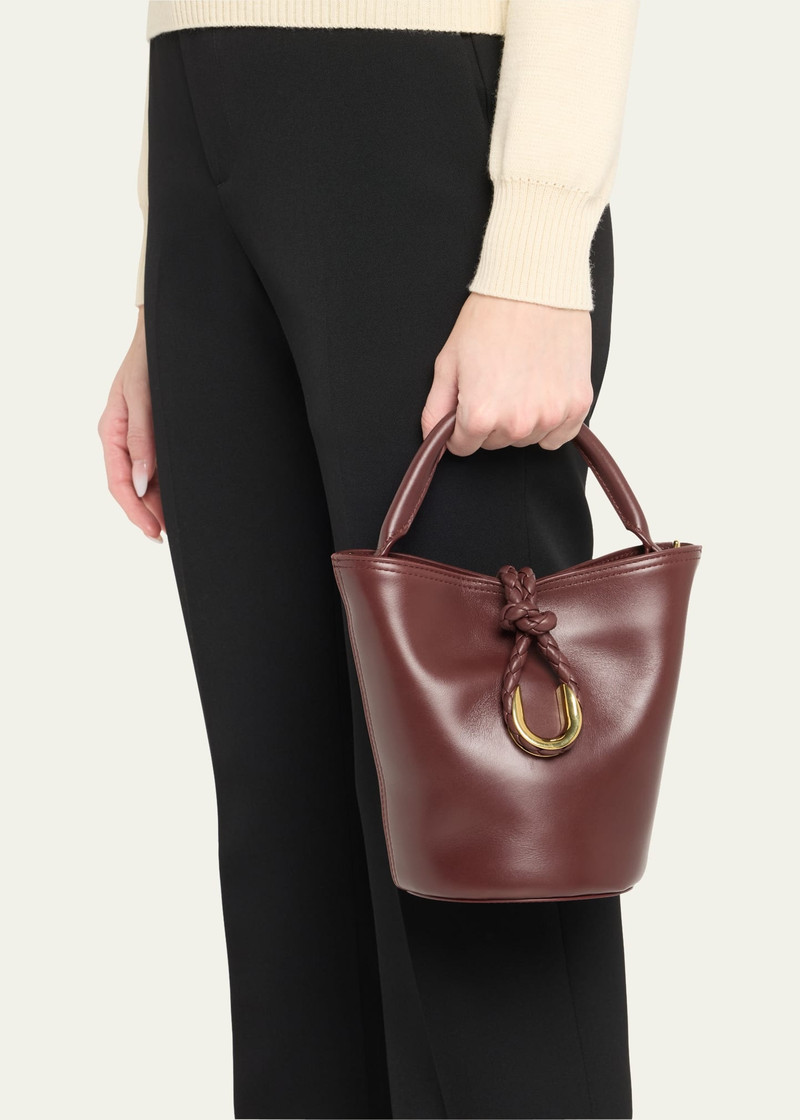 Bottega Veneta Liberta Mini Leather Bucket Bag outlook