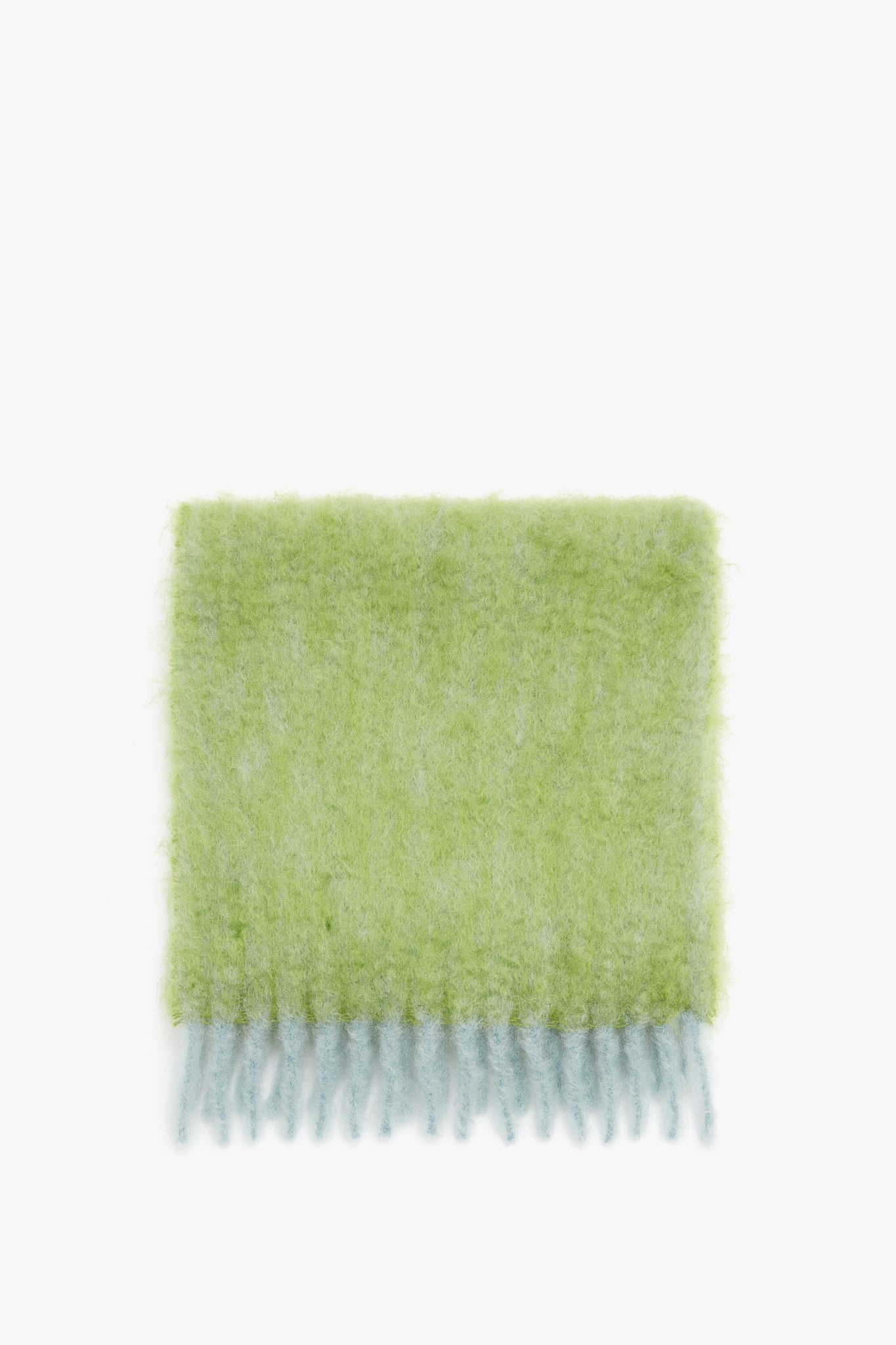 EXCLUSIVE Mohair Scarf In Apple Green - 1