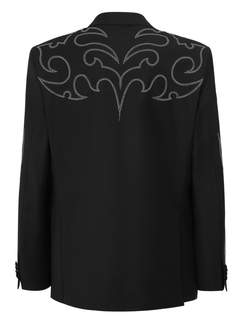PHILIPP PLEIN embroidered blazer outlook