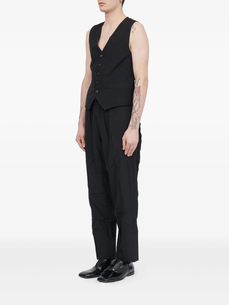 Mm6 메종 Margiela 싱글 브리스트 허리 코트 6