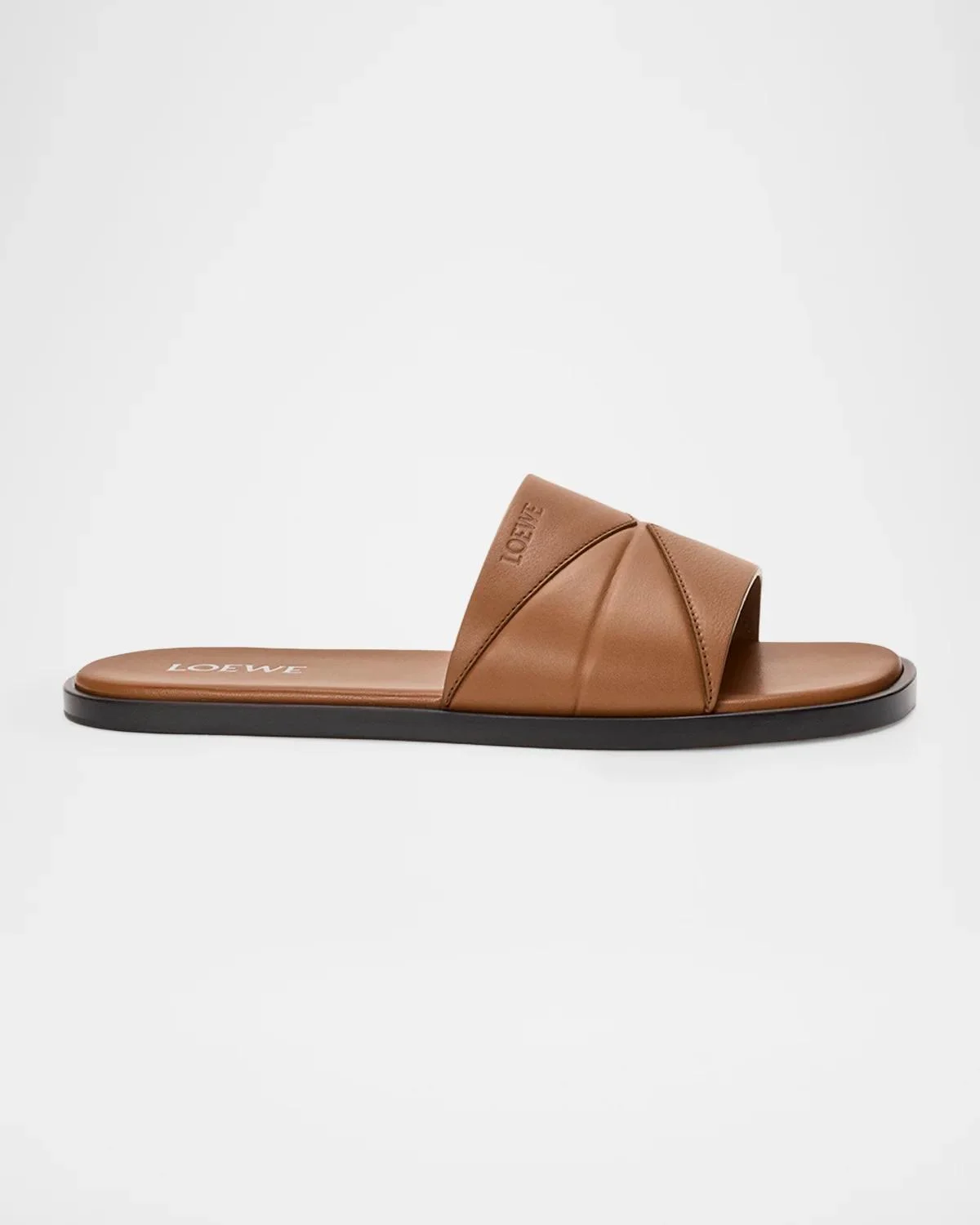 Men's Leather Slides - 1