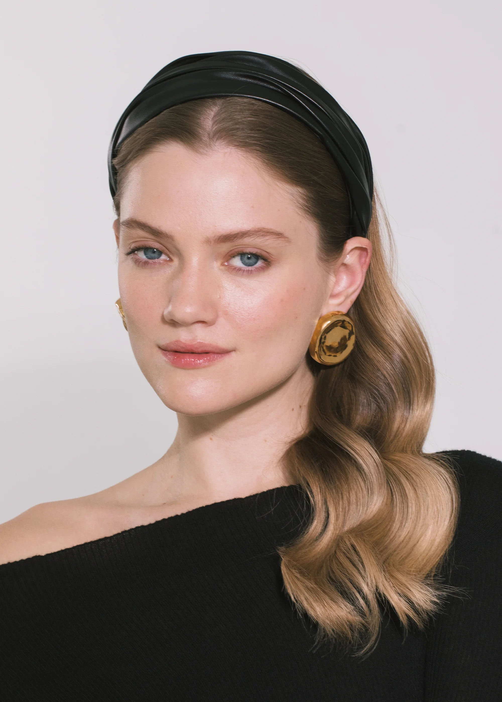 Natasha Vegan Leather Headband - 2