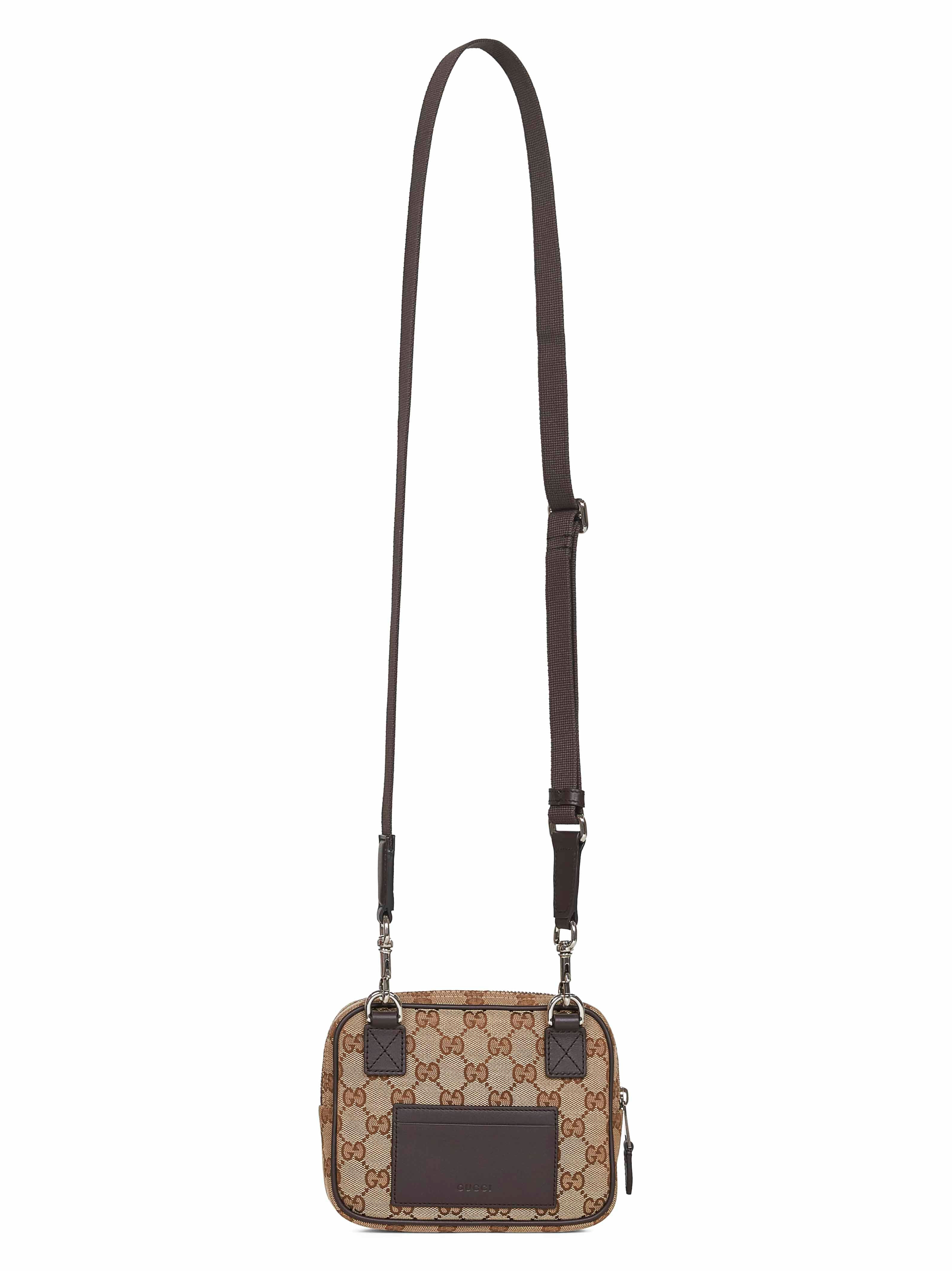 Gucci Men Beige Mini Crossbody Bag - 3