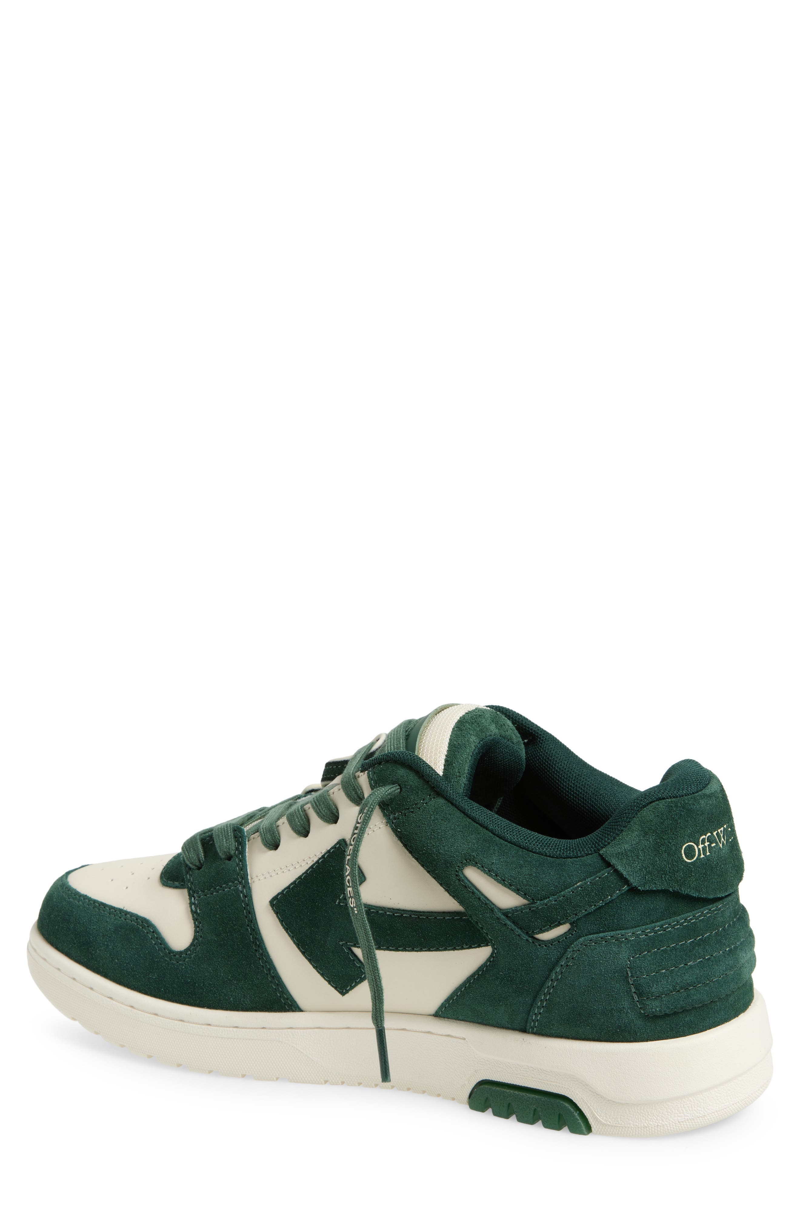 Off-White Out of Office Low Top Sneaker in Jet Green - 2