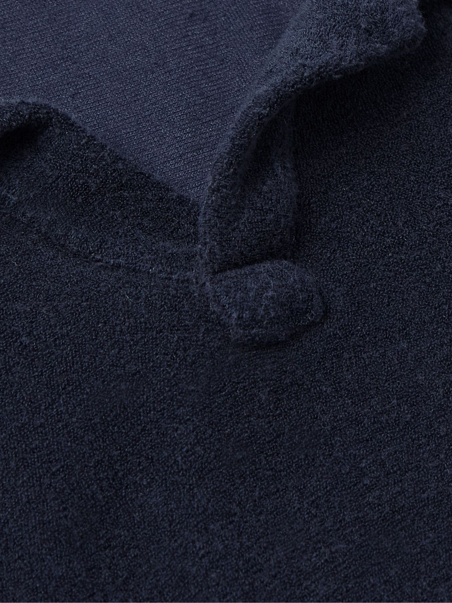 Aruba Terry Polo Shirt Blue - 4