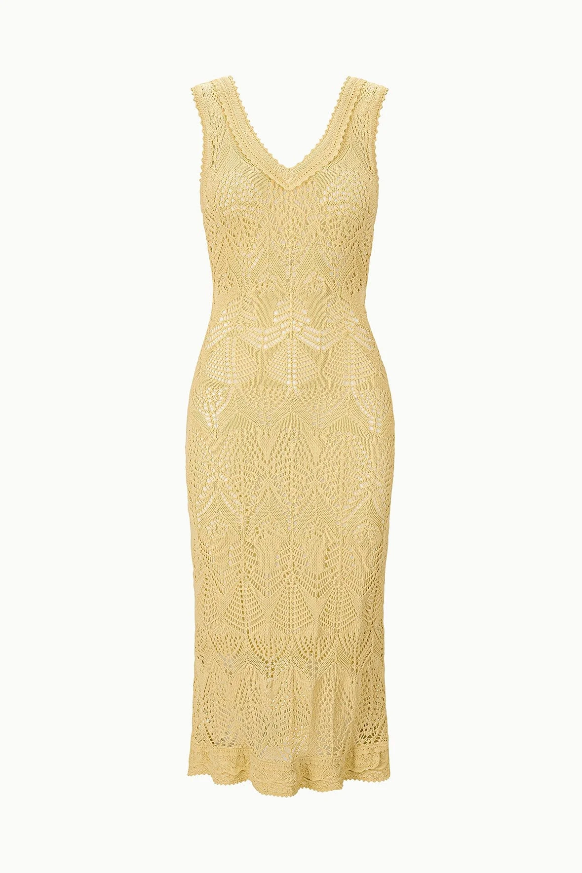STAUD ROAN DRESS BUTTER - 1