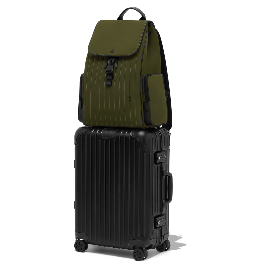 Never Still - Nylon Flap Backpack Large - 5