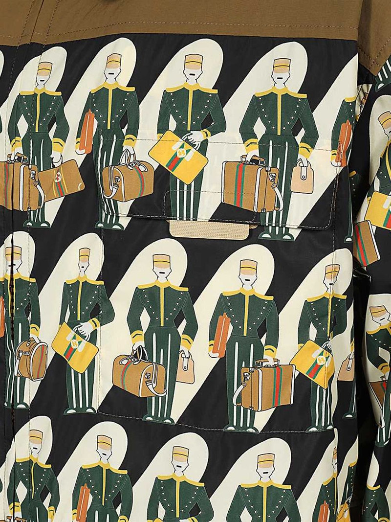 Porter-print zip-up jacket 3