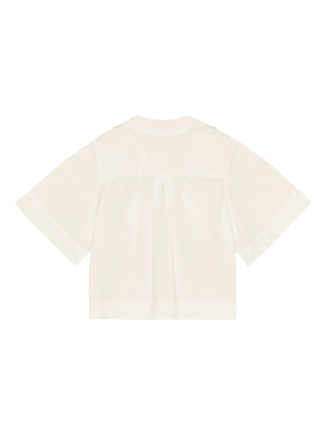 Stretch Cotton Cowl Neck Blouse - 6