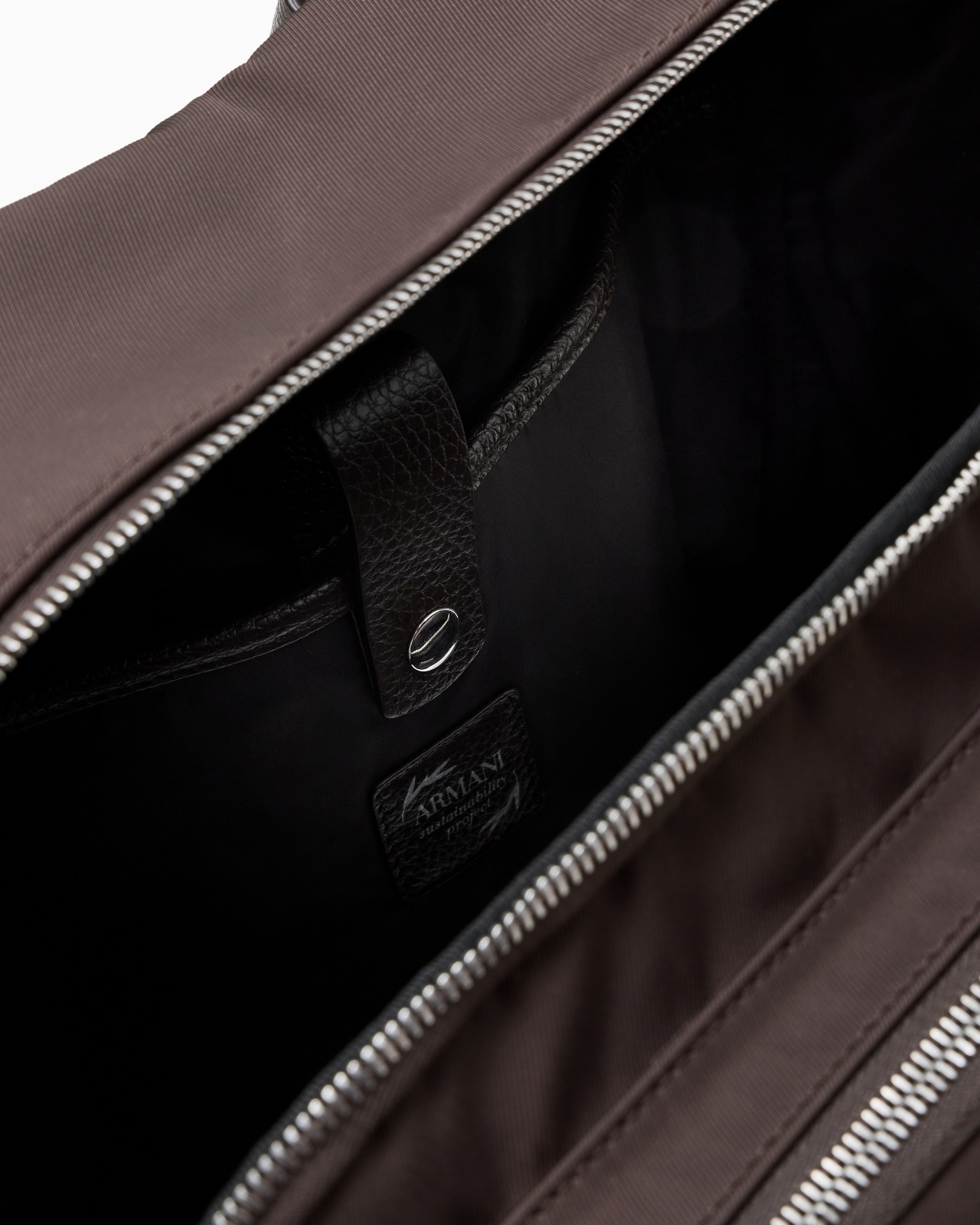 ASV NYLON AND PEBBLED-LEATHER BACKPACK - 4