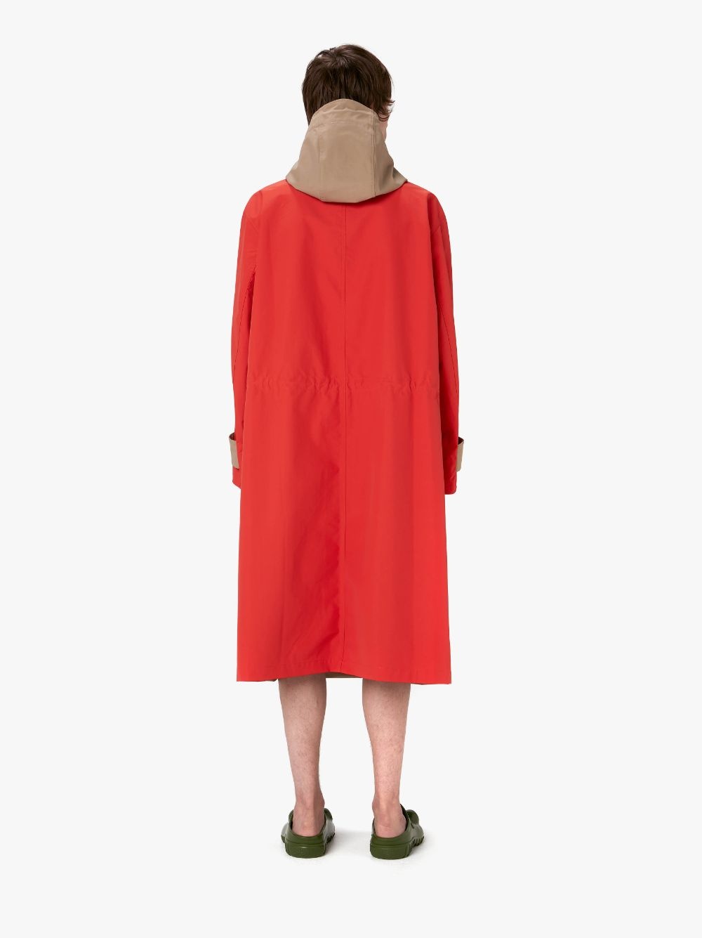 LONG COLOUR BLOCK PARKA - 3