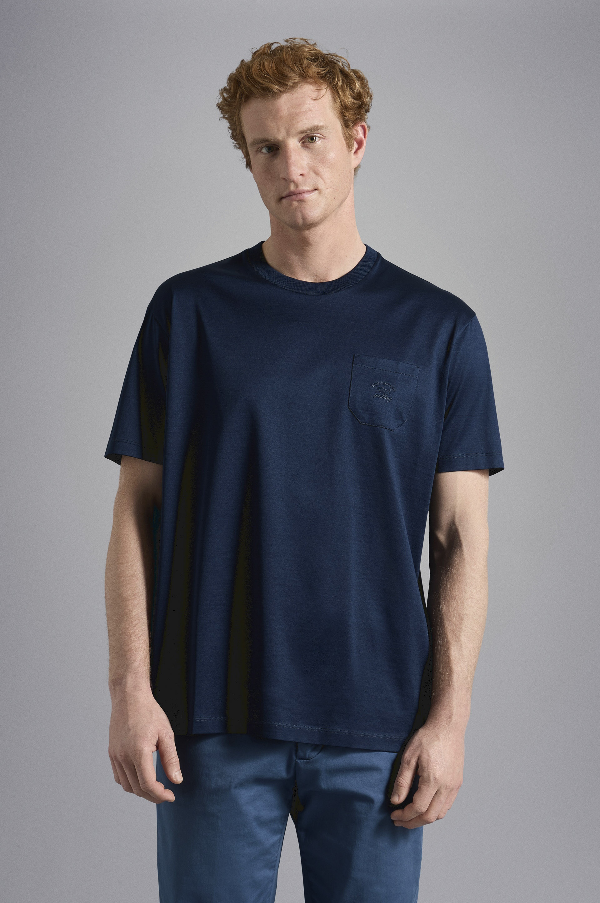 COTTON T-SHIRT WITH EMBROIDERED LOGO - 6