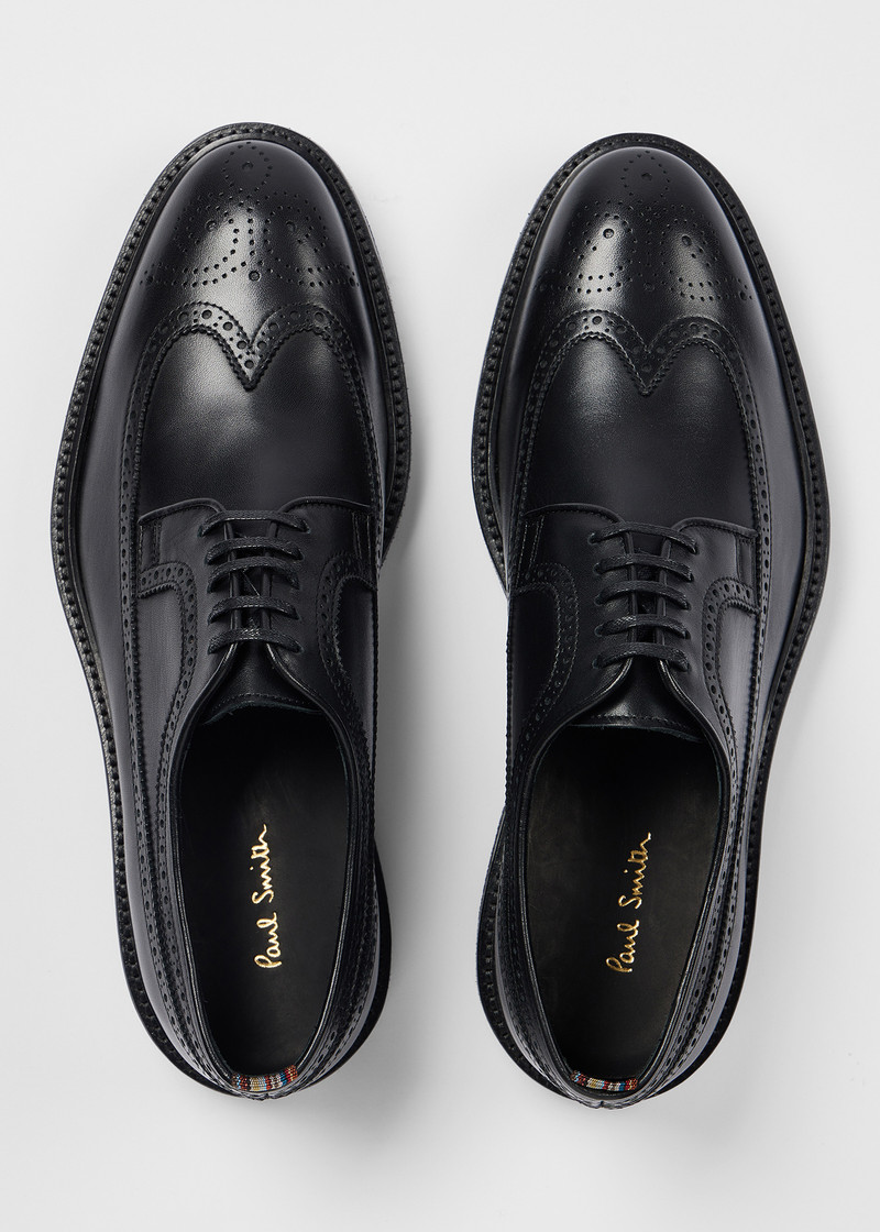 Black 'Imperial' Leather Shoes 5
