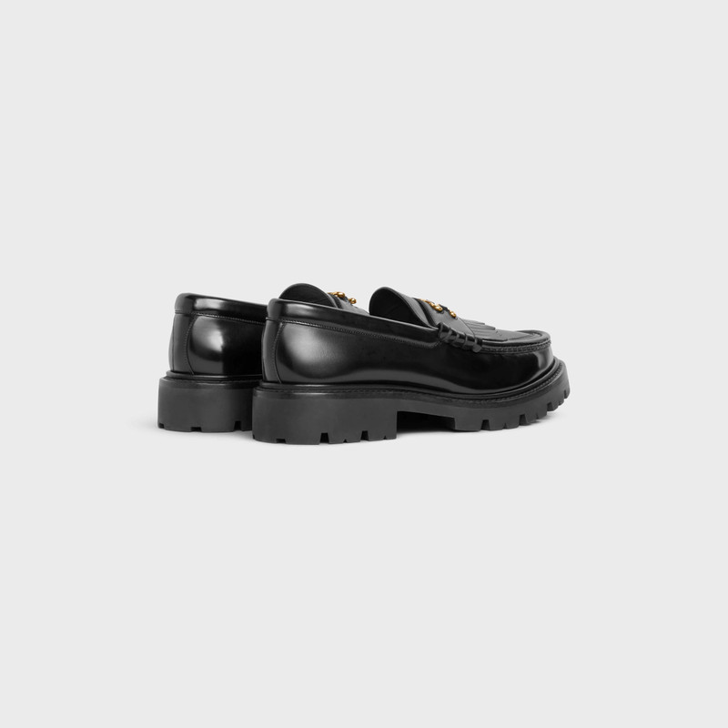 CELINE MARGARET LOAFER WITH TRIOMPHE FRAME in POLISHED BULLSKIN outlook