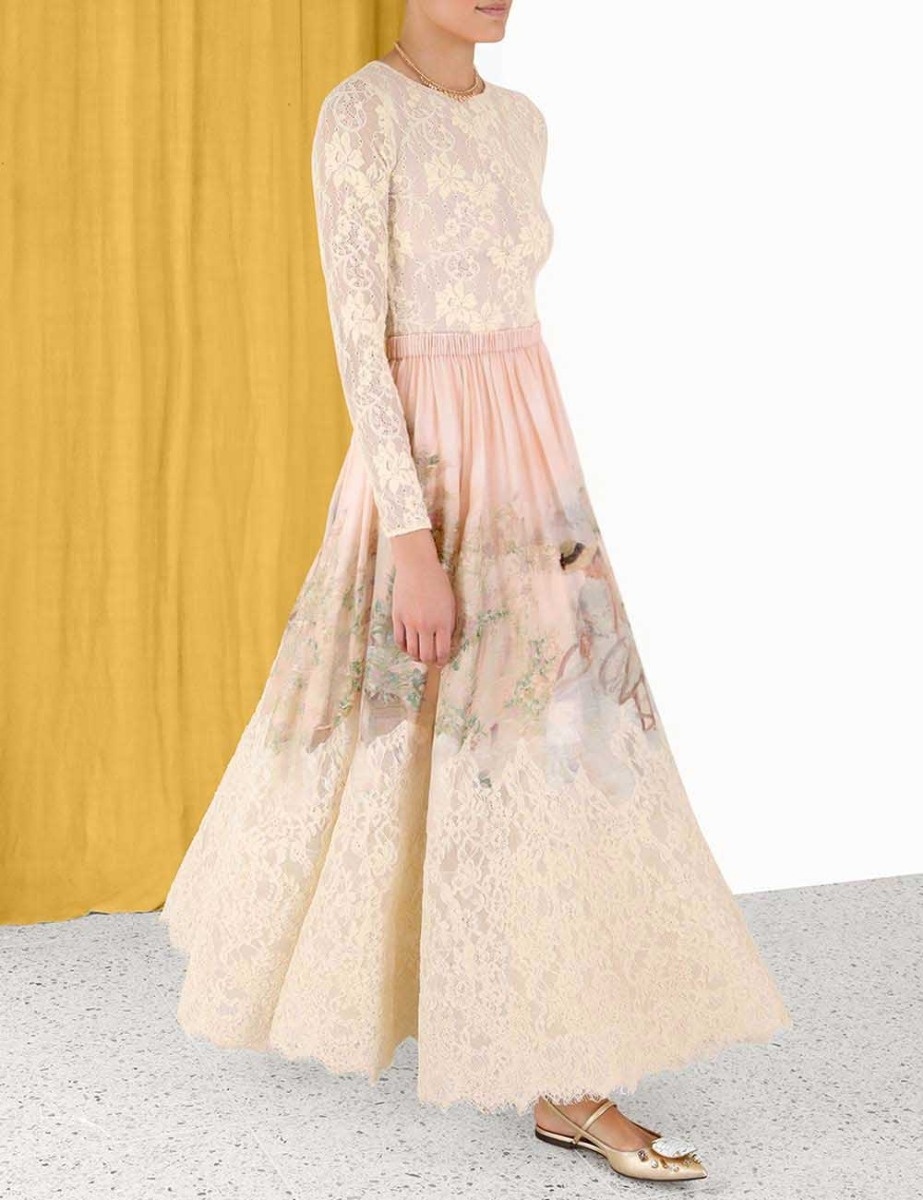 LYRICAL LACE MIDI SKIRT - 3