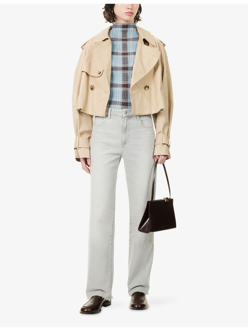 PAIGE Stevie Raw-Hem Straight-Leg Denim Jeans outlook