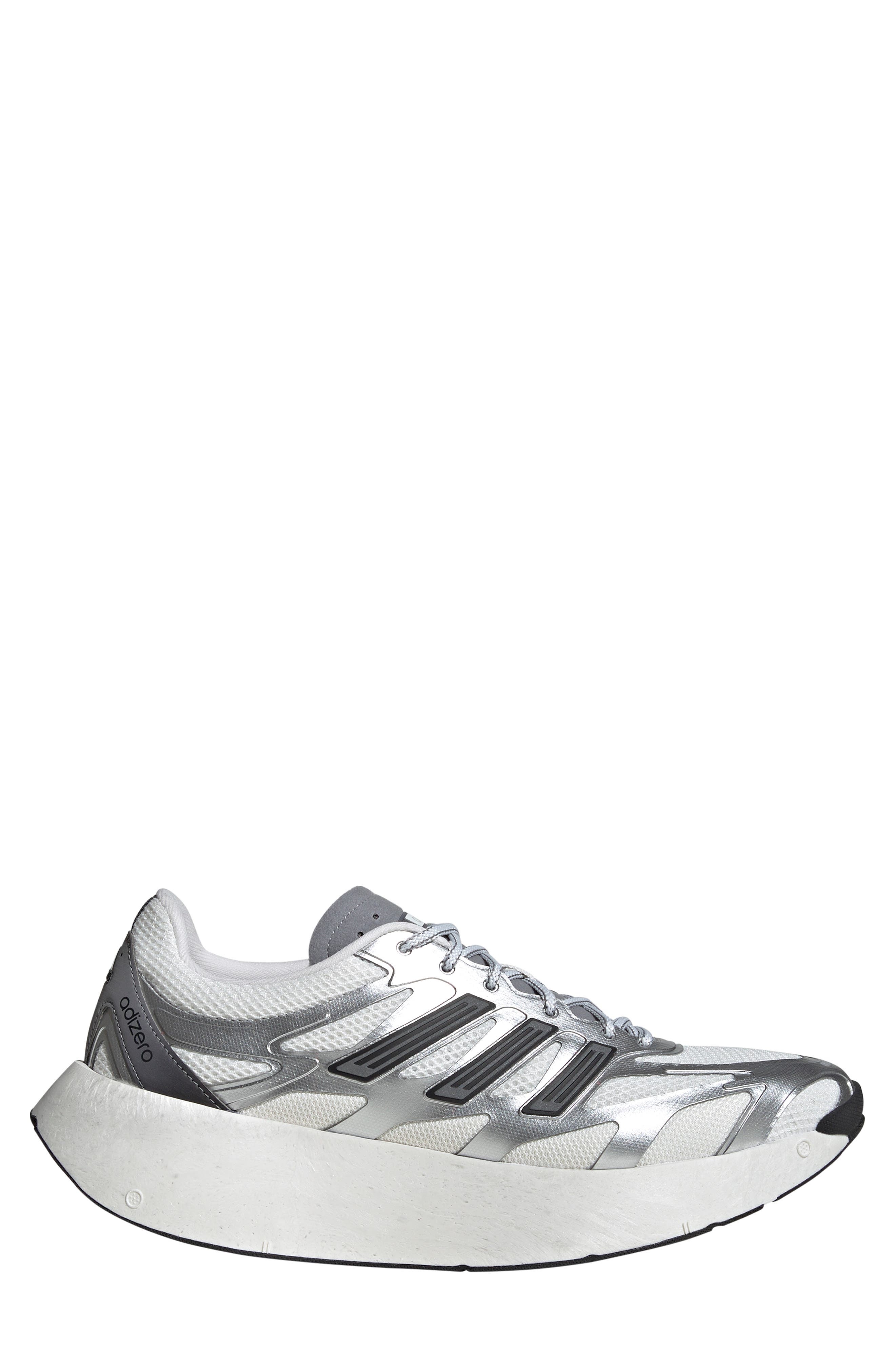adidas Gender Inclusive Adizero Aruku Sneaker in Silver/Crystal White/Grey at Nordstrom - 3