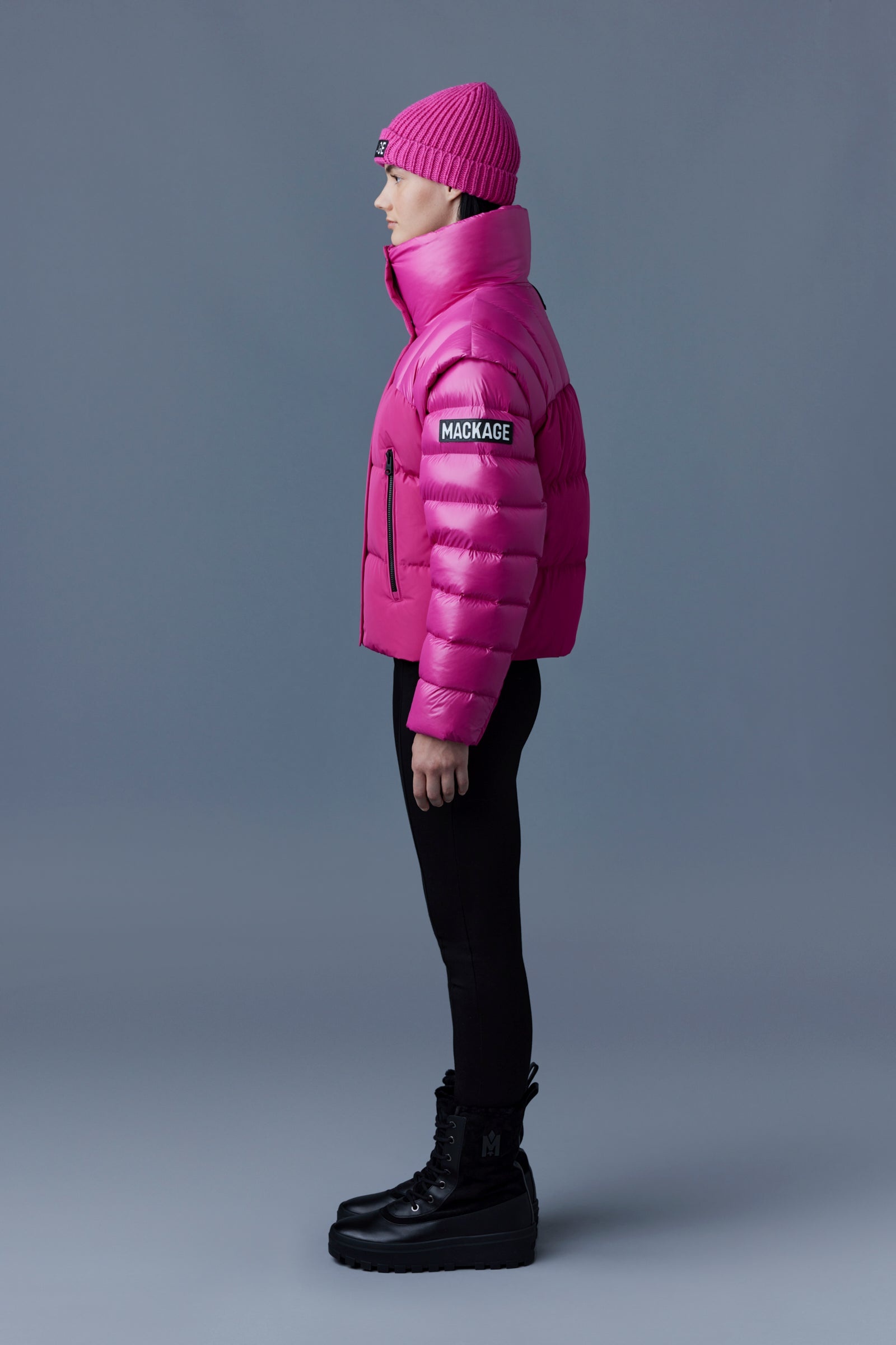 VESNA 2-in-1 matte light down jacket for ladies - 3