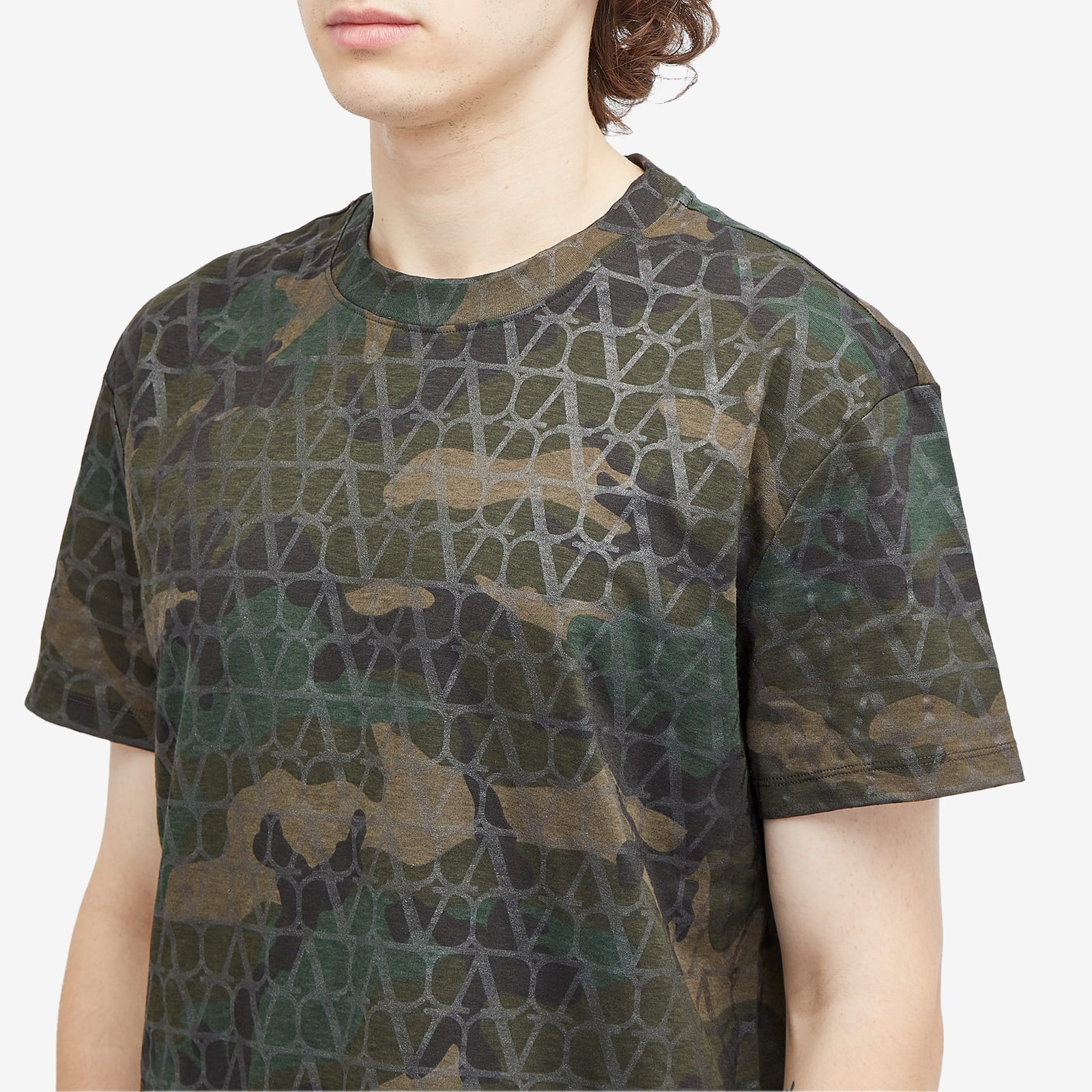 関税込【Valentino】V Logo Camo T Shirt Valentino Valentino V Logo Camo T Shirt | endclothing