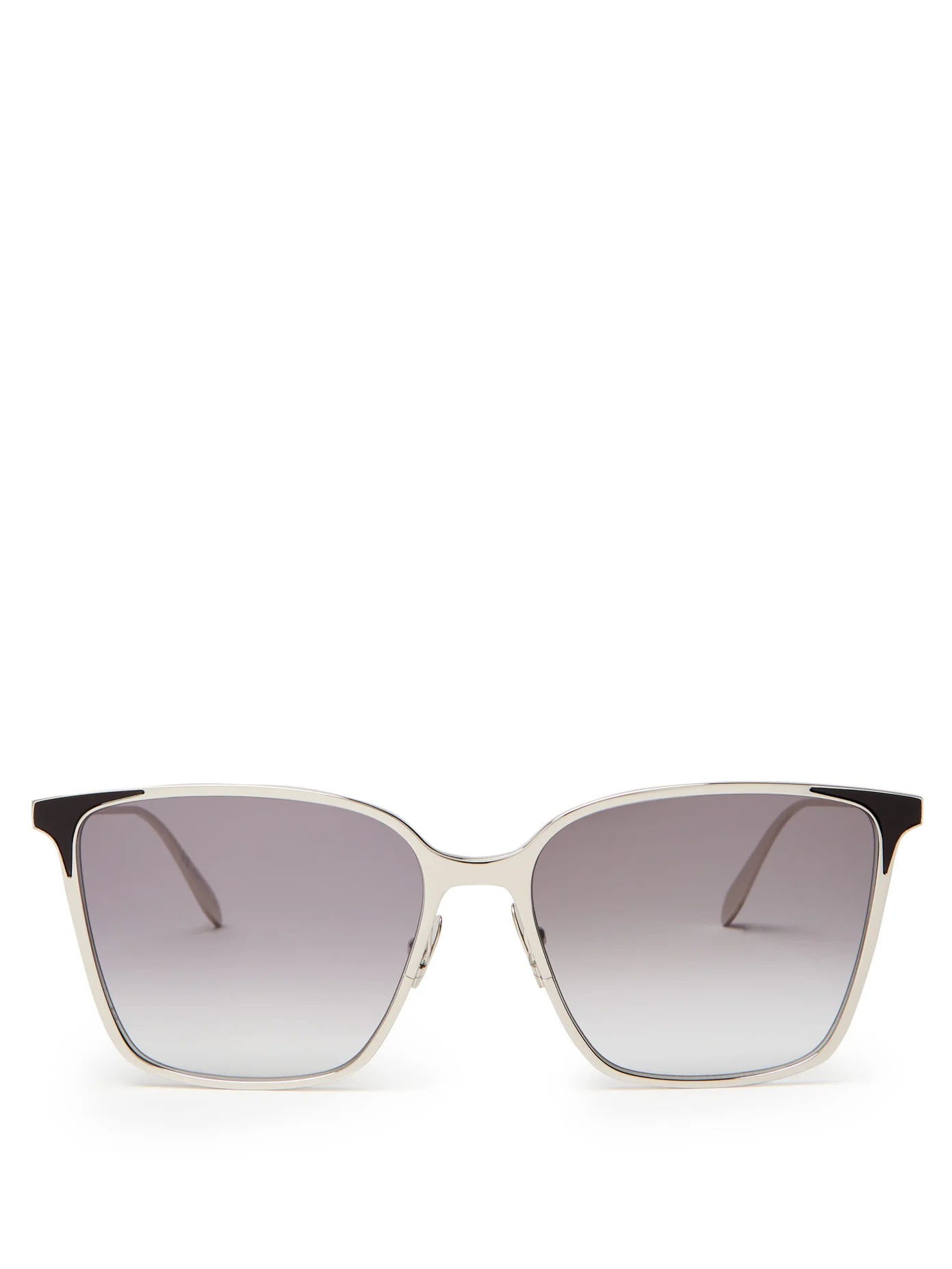 Square metal sunglasses - 1