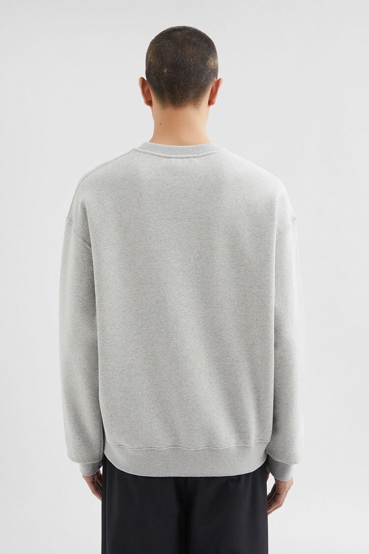 Cotton Terry Crew-Neck Sweatshirt - 4