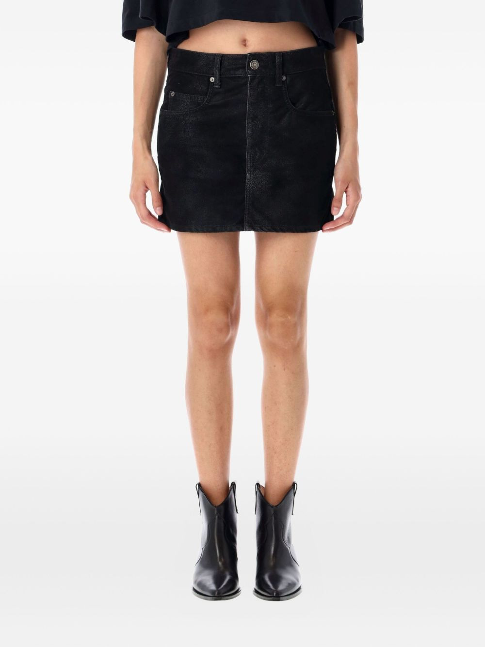 five-pocket mini skirt - 1