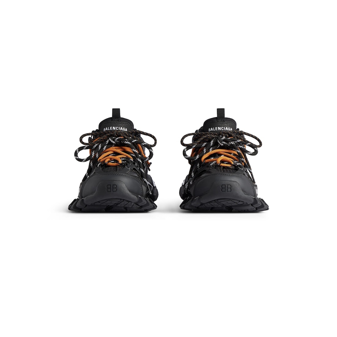 Men's Track Trail Laces Sneaker  in Black/orange - 3