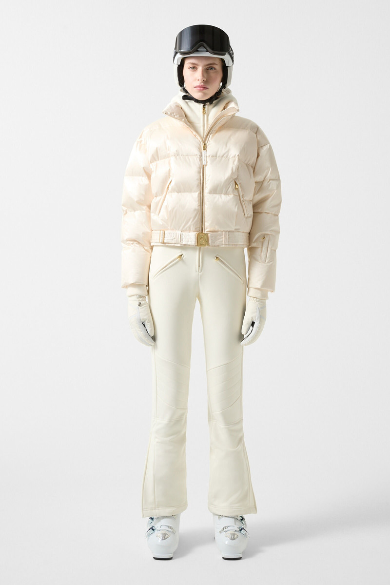 Aya Two-in-one ski overalls in Cream 1