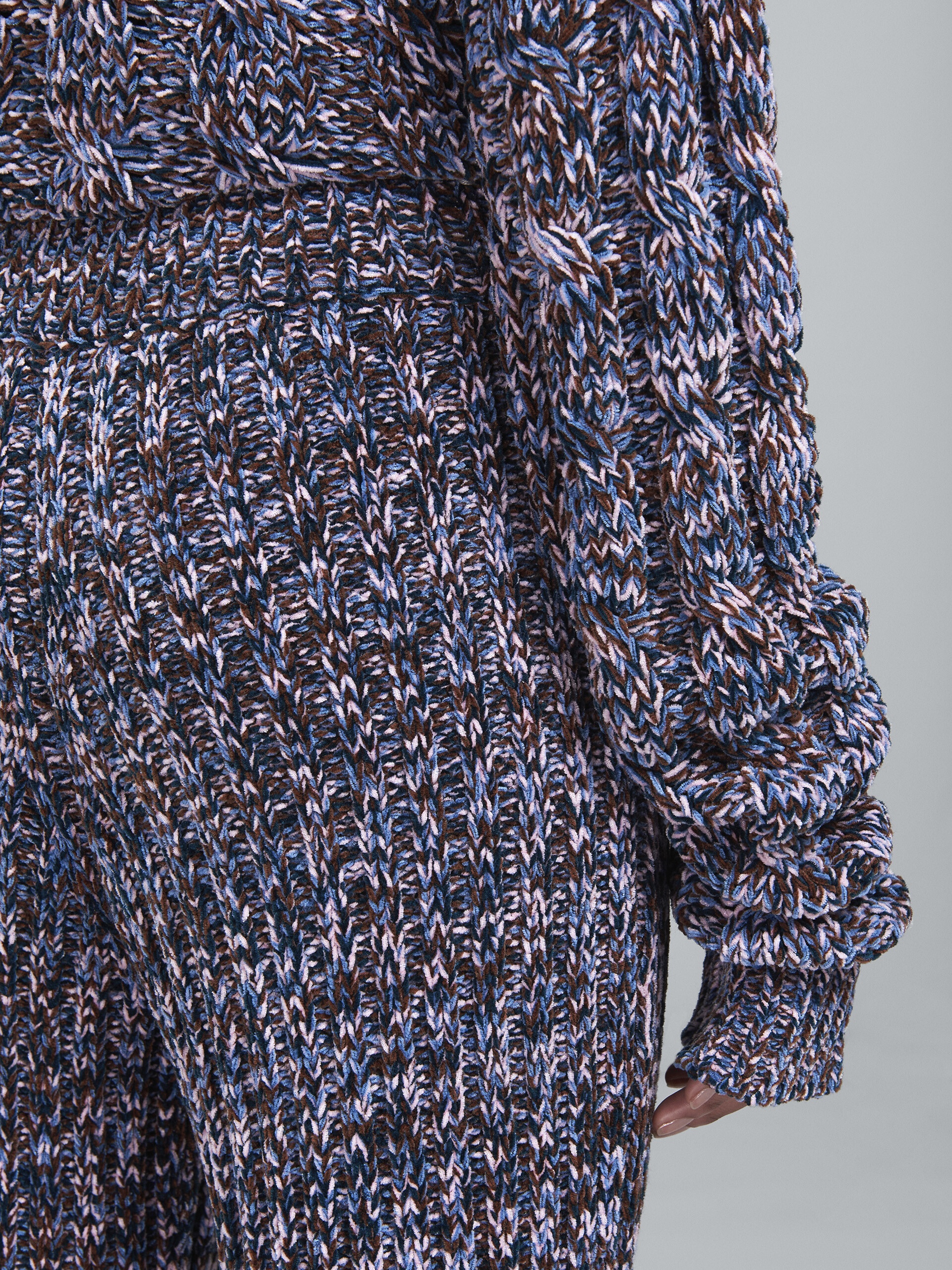 CHENILLE VISCOSE AND COTTON PANTS - 4