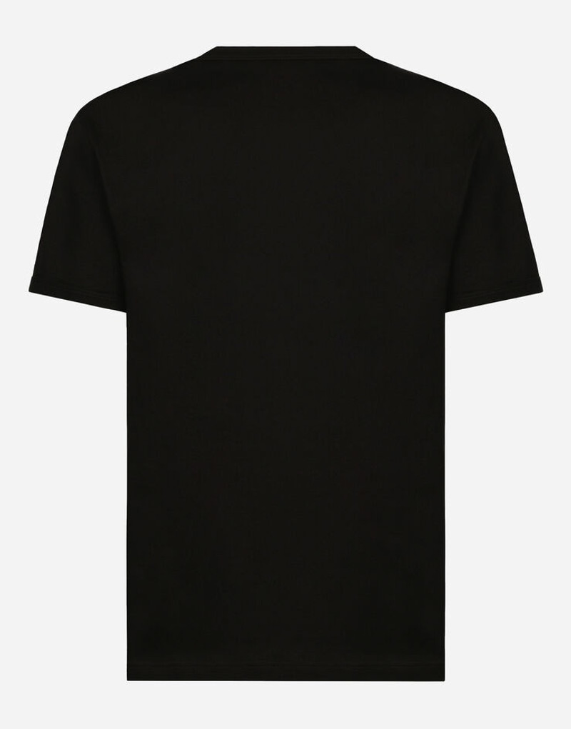 Dolce & Gabbana Cotton T-shirt with embroidery outlook