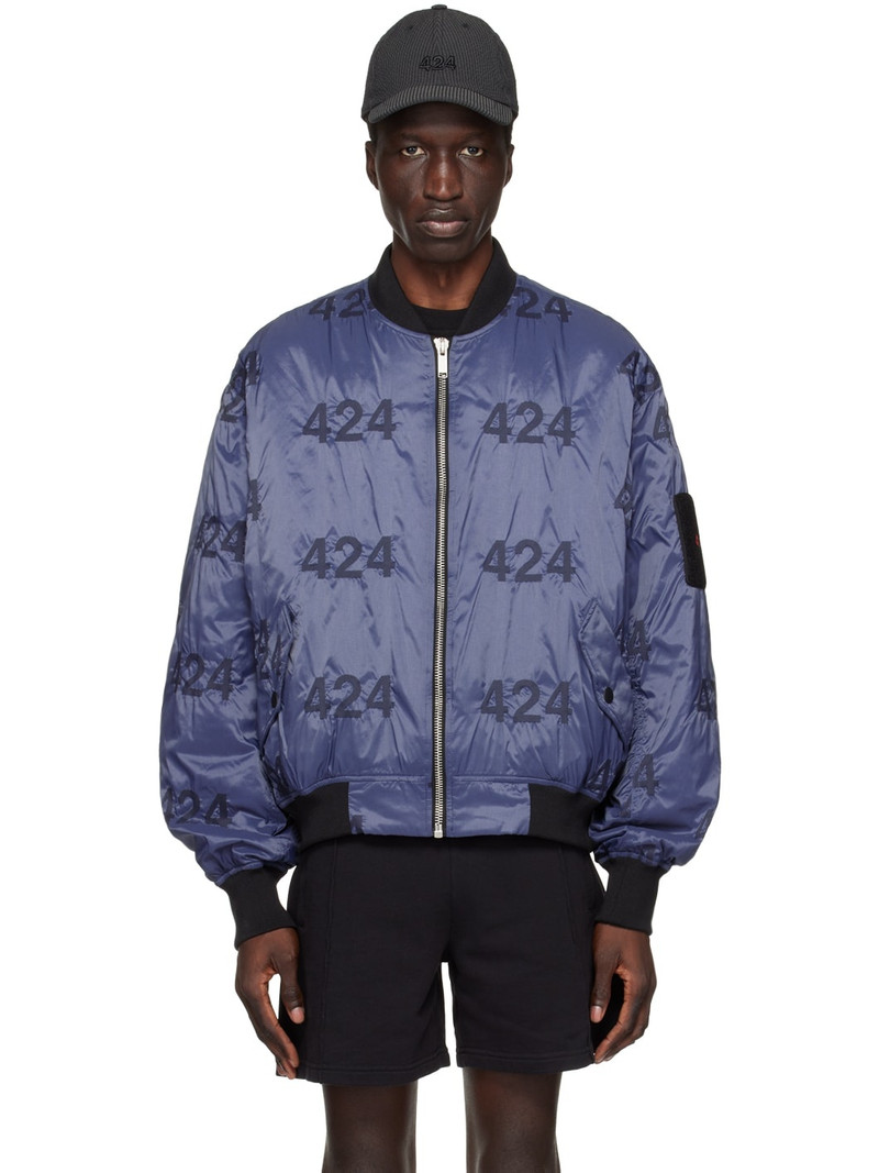 424 All Over Logo Bomber Jacket - 1