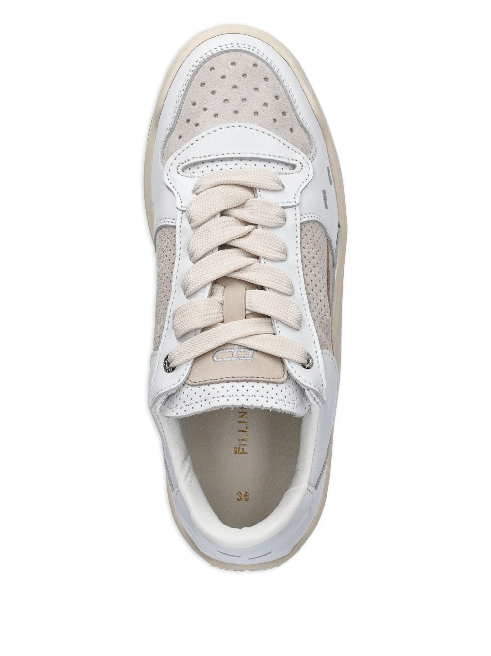 Avenue Pixie perforated leather panel sneakers - 3